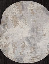 Овальный ковер зеленый LIMAN F171 CREAM-GREEN Овал