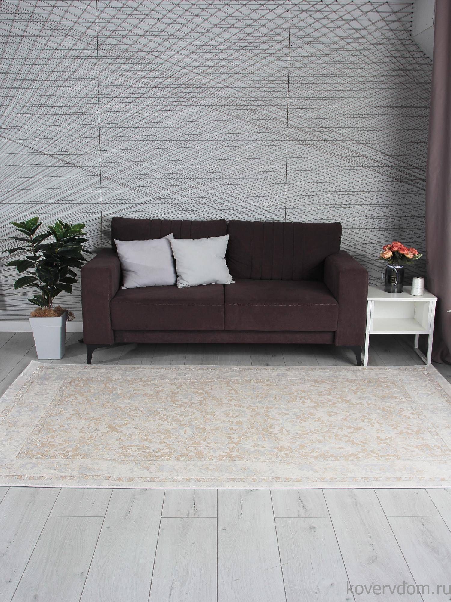 Ковер AMELI-A 9256A S.BEIGE / P.WHITE