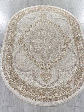 Круглый ковер ESSA 27226A BEIGE / BEIGE Овал