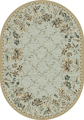 Рельефный ковер из вискозы GENOVA 38262 6525 90 Овал