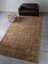 Ковер в гостиную коричневый ROYAL G381K2 BEIGE / D.GREY
