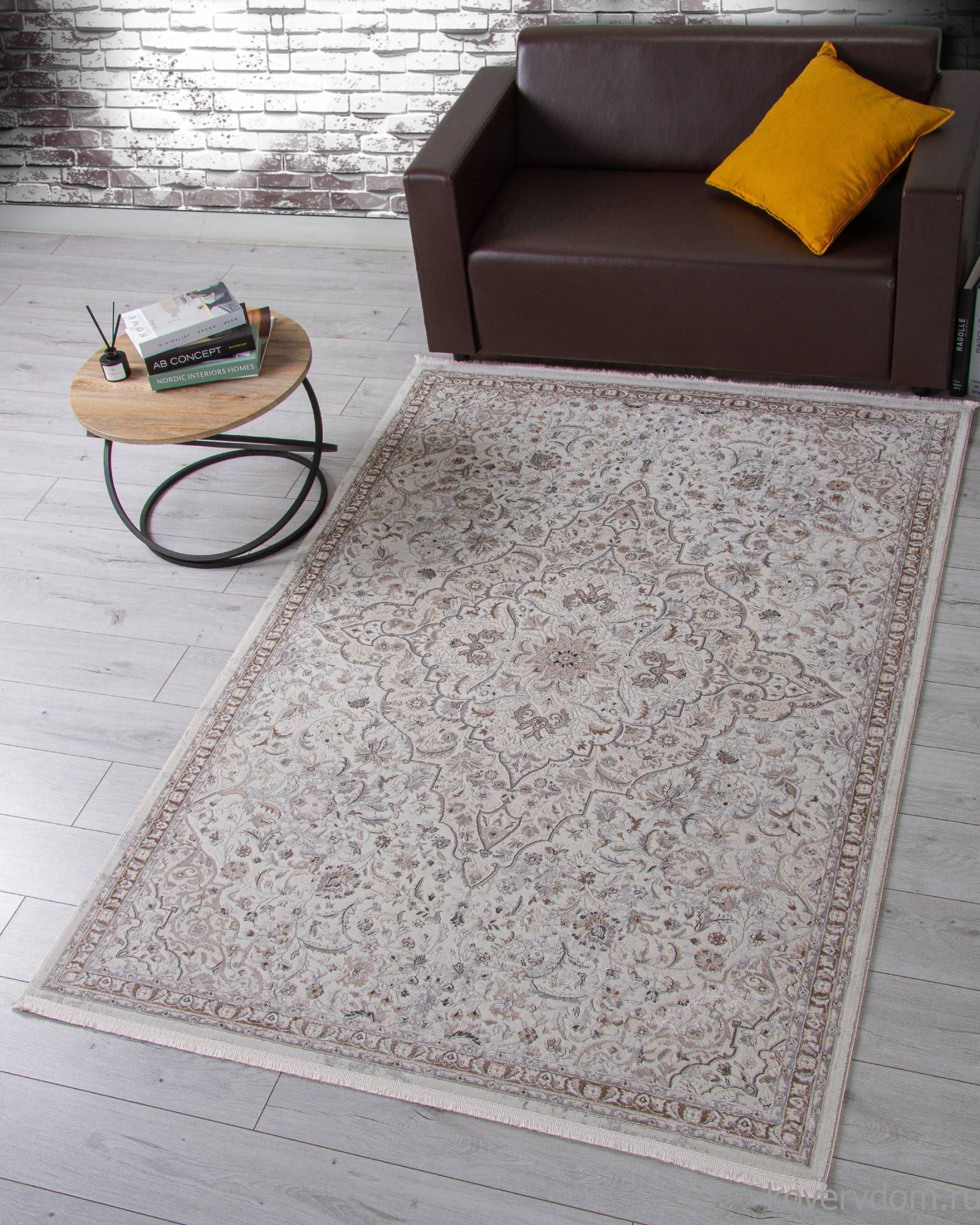 Ковер OASIS OC108A CREAM / CREAM Ковер OASIS OC108A CREAM / CREAM