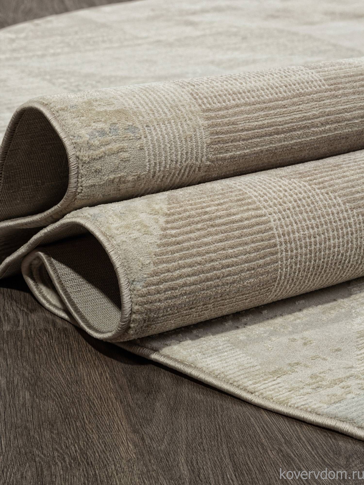 Ковер AFINA F416AD BEIGE / L.BROWN Овал