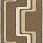 Ковер фризе JAZZY DASH  dark beige 