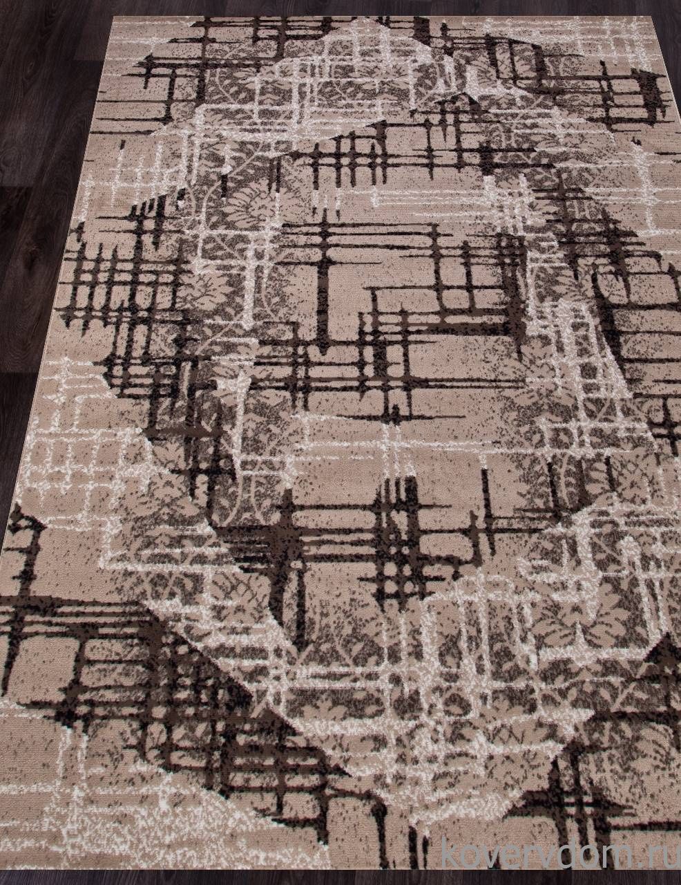 Ковер SIERRA D708 BEIGE-BROWN 2