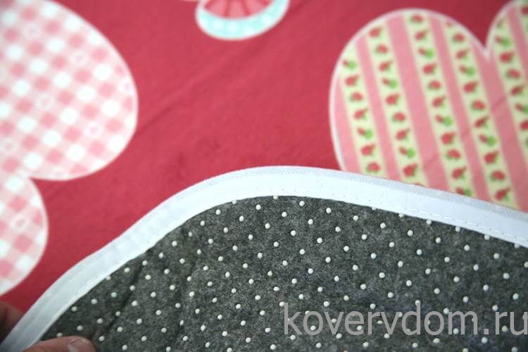 Детский развивающий 3D ковер СЕРДЕЧКИ 86107