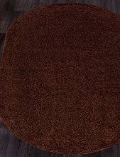 Ковер Супер шегги SHAGGY ULTRA S600 BROWN Овал