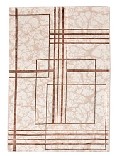 Ковер в гостиную коричневый Planeta 0340A Cream-Brown