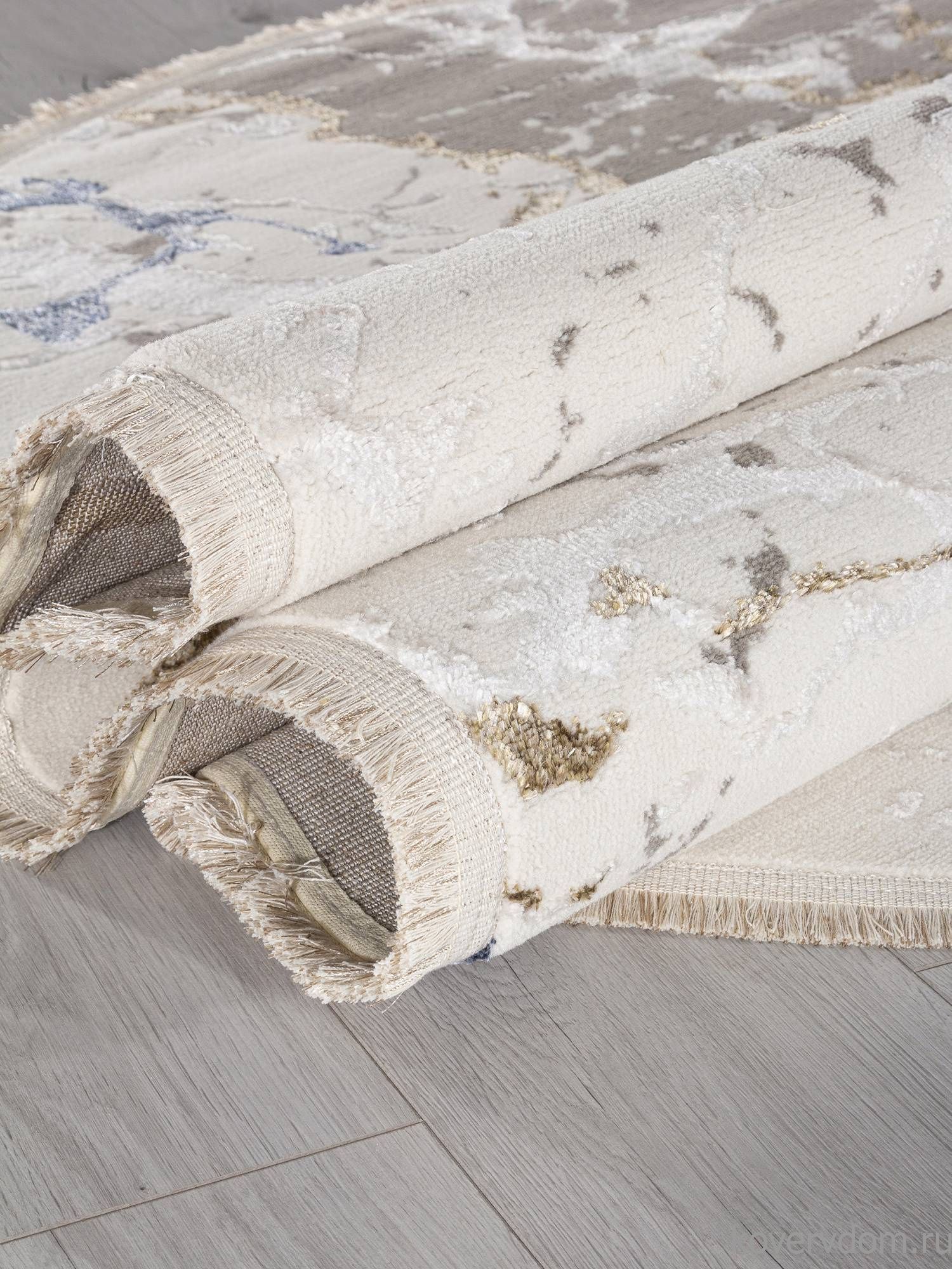 Ковер MOSSO 27231A GRY / BLUE Овал