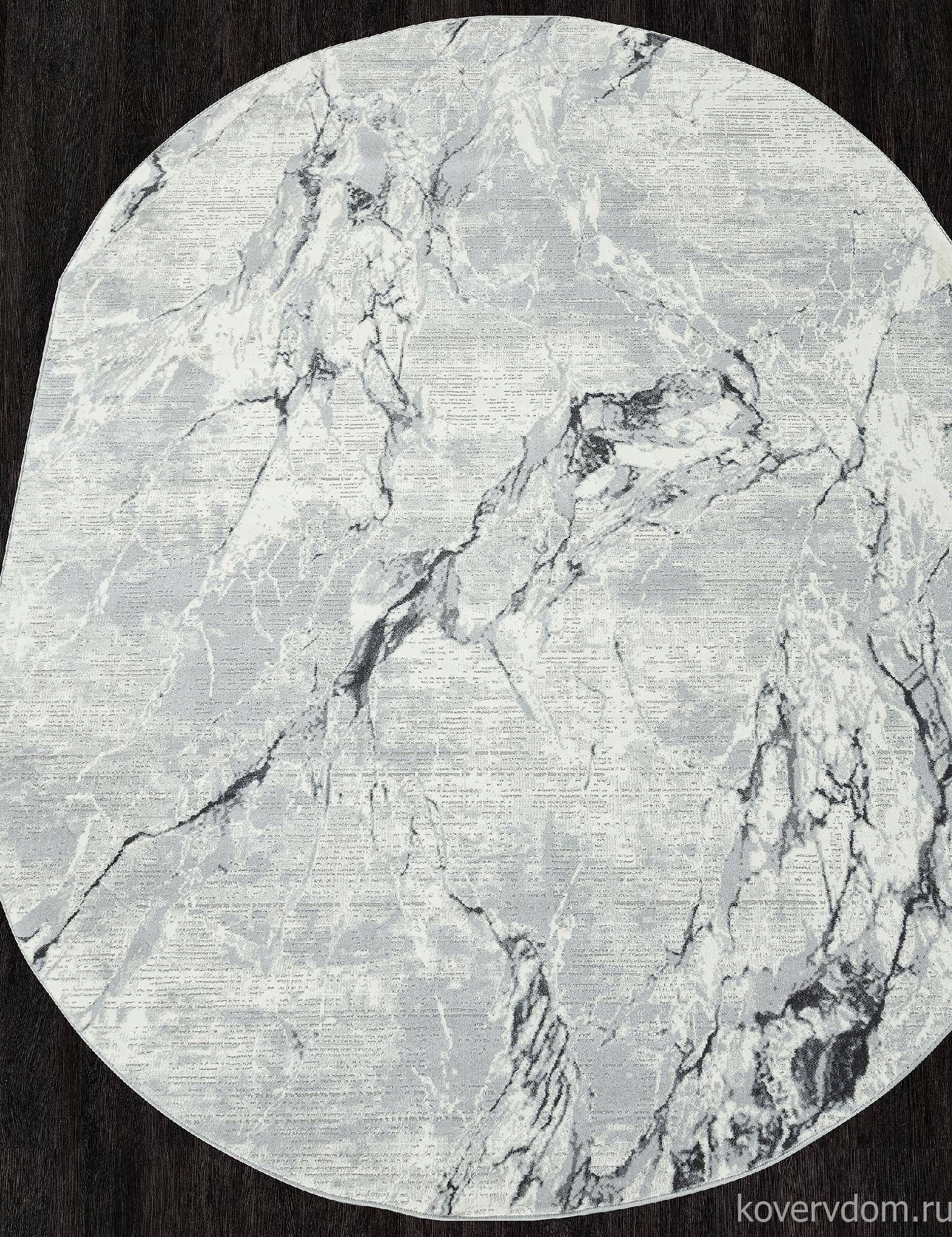 Ковер NENSI GL071G GREY / GREY Овал