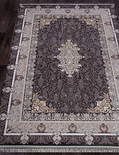 Ковер в гостиную черный FARSI 1200 G247 DARK GRAY