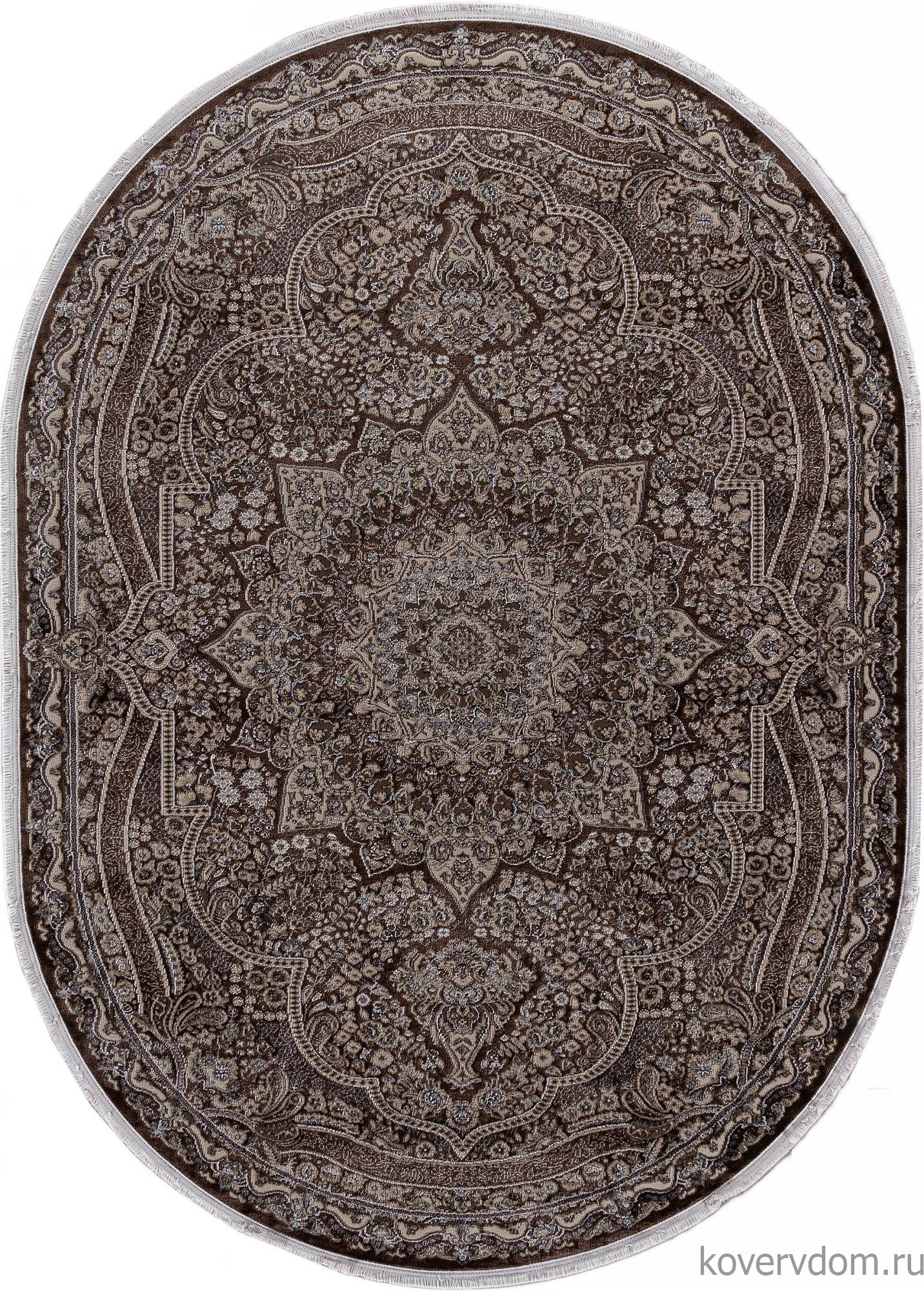 Ковер DOLCE D415 BROWN Овал