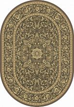 Овальный рельефный ковер Бельгийский обычный ворс из вискозы GENOVA GOLD 38064 7292 71 ОВАЛ