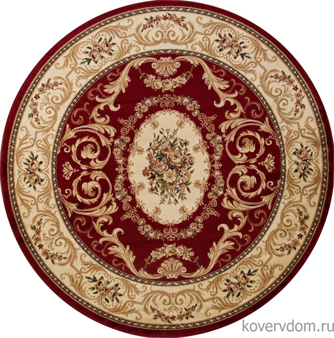 Ковер OLYMPOS d066 RED Круг