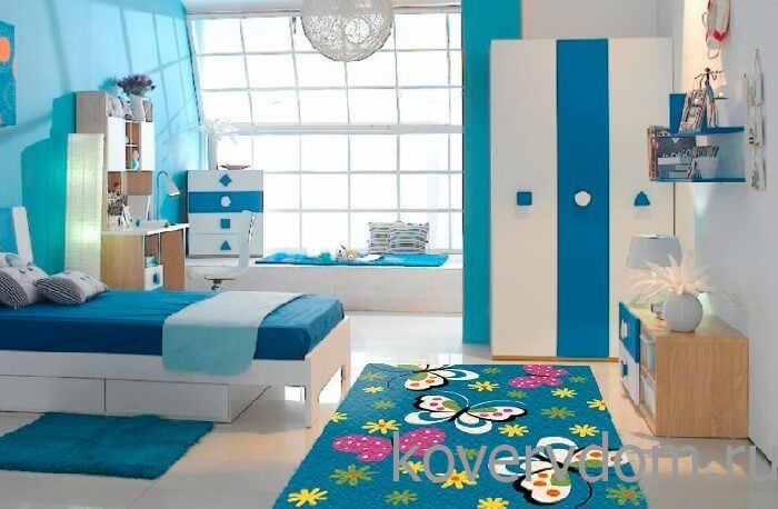 Детский ковер Кристэл 0772 blue Детский ковер Кристэл 0772 blue
