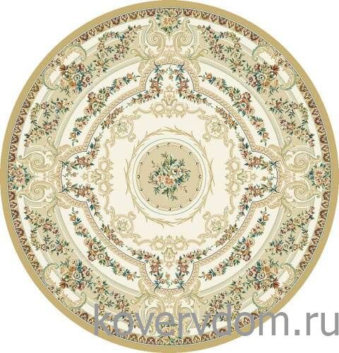 Ковер из вискозы и хлопка Royal Palace 14014 6121 КРУГ